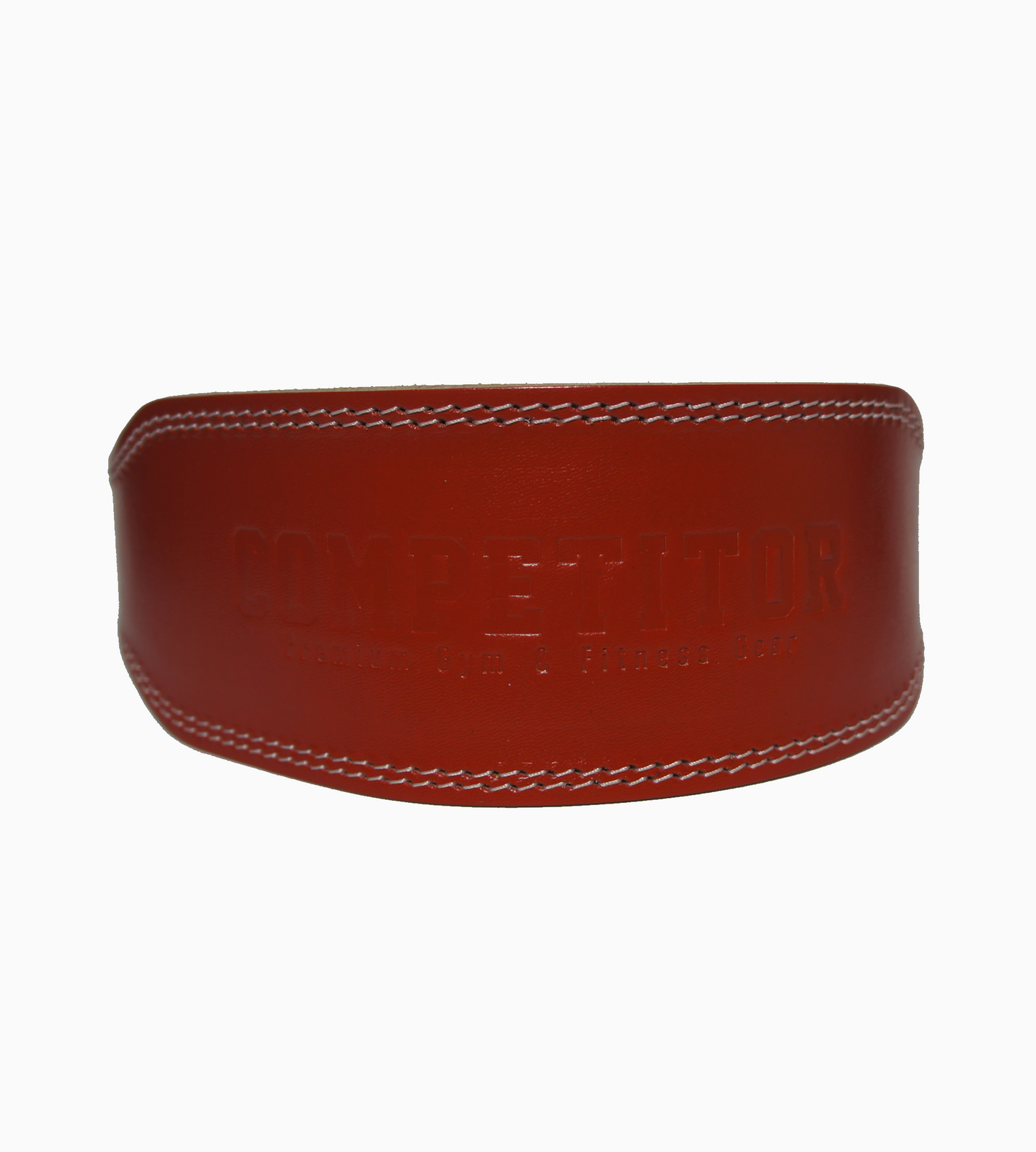 4"Leather Lifting Belt (Red)
