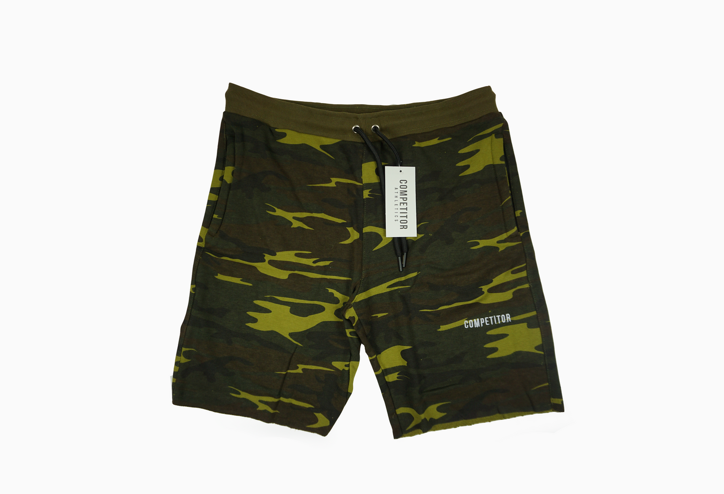 Hemmed Sweat Shorts (Camo)