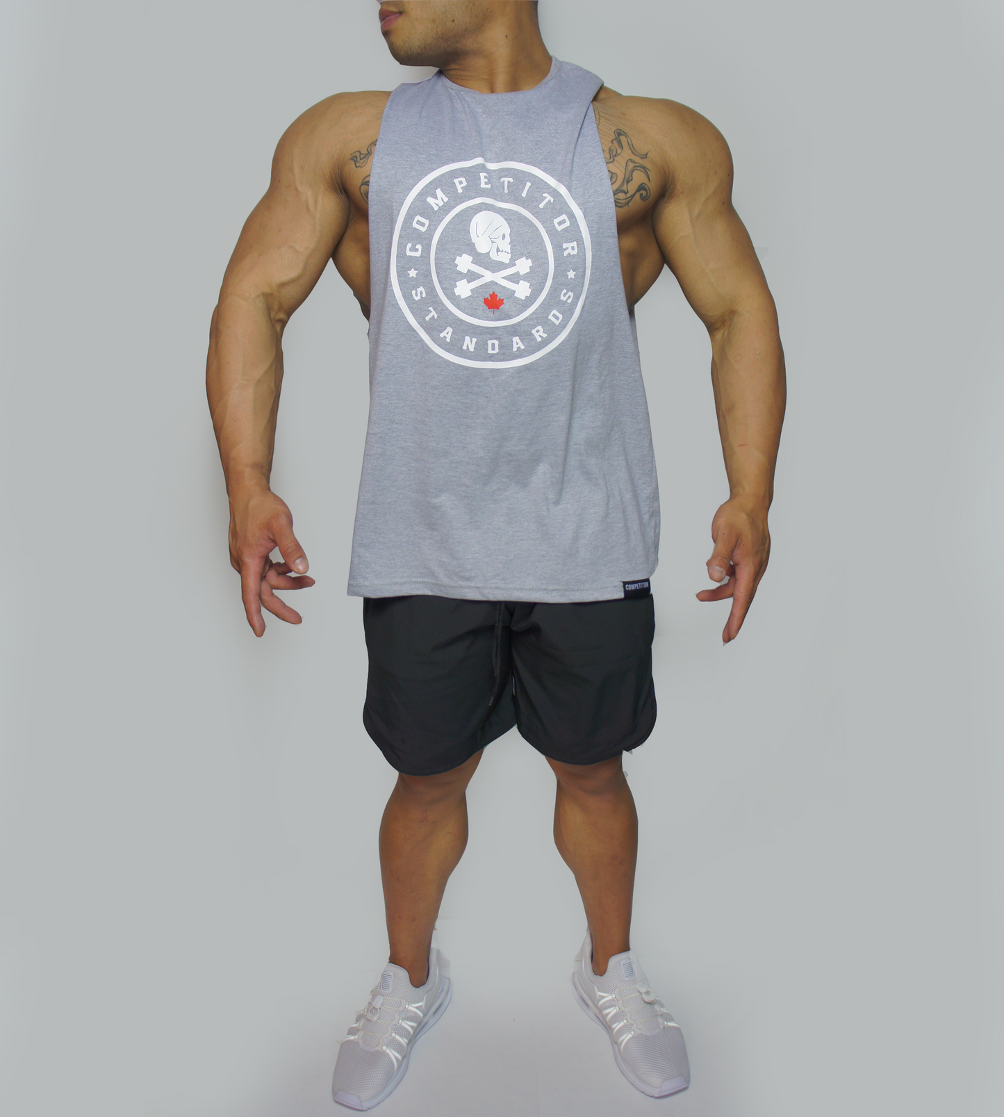 Flex Cut-Out Tee (Gray)