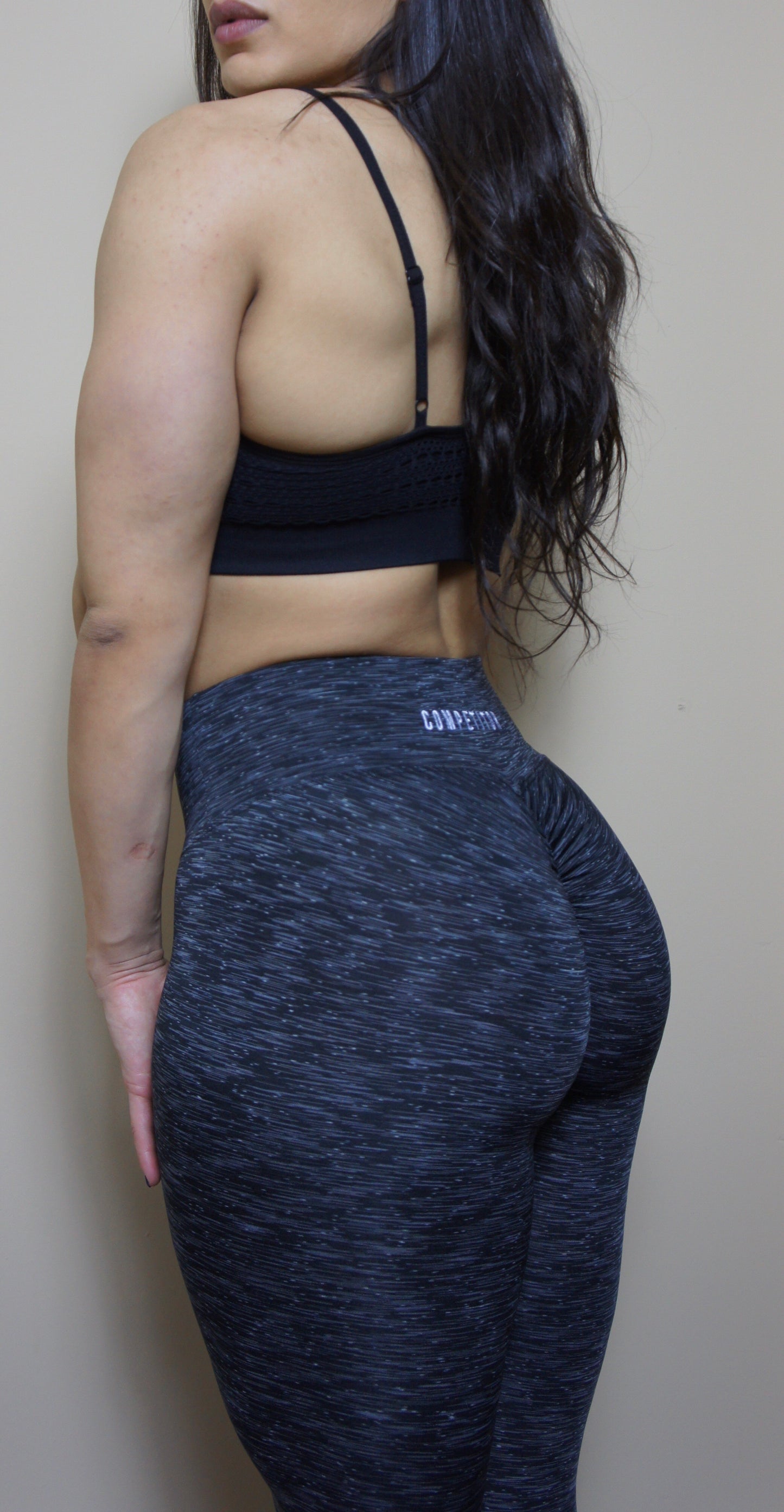 Black Scrunch Leggings