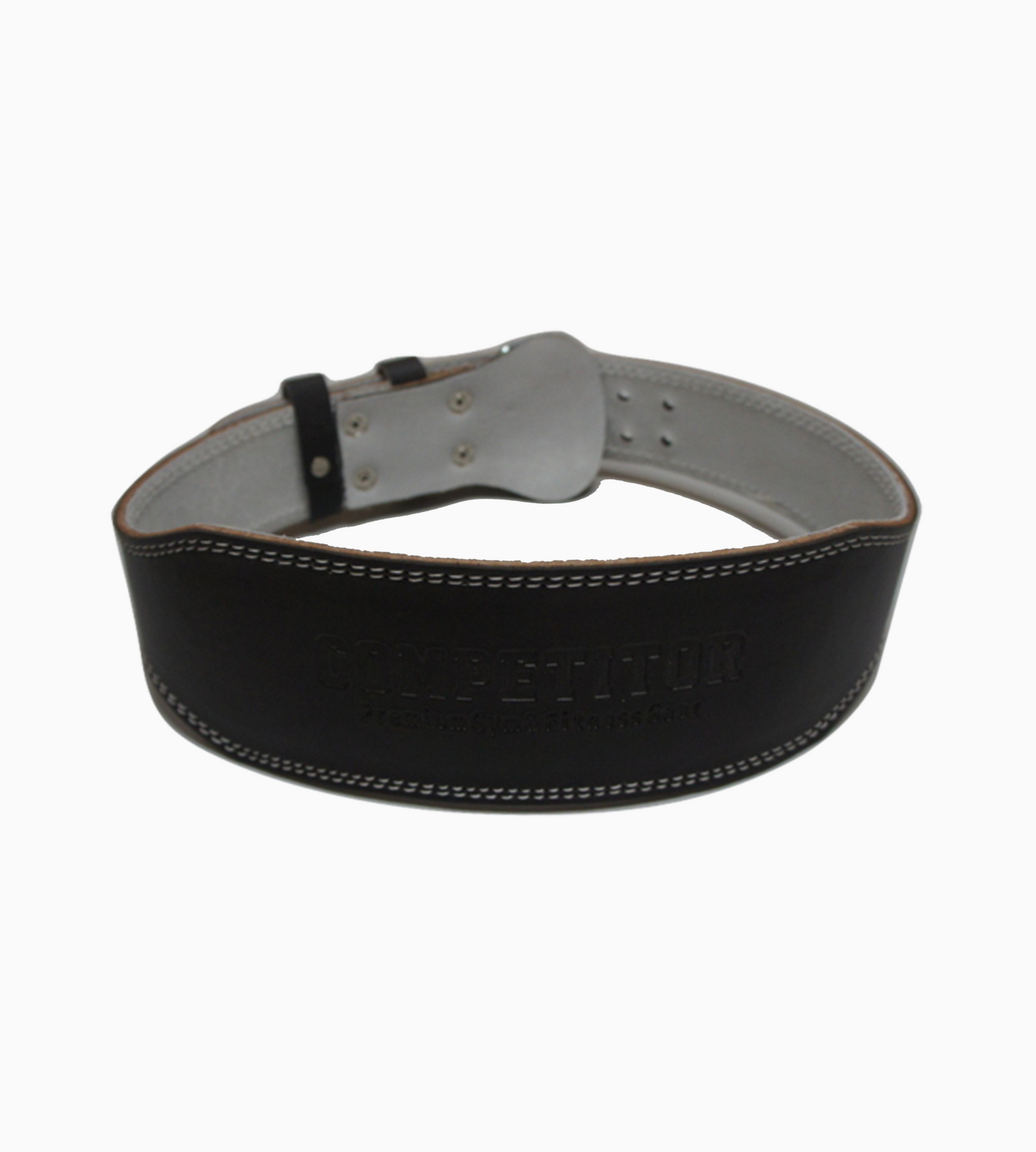 4"Leather Lifting Belt (Black)
