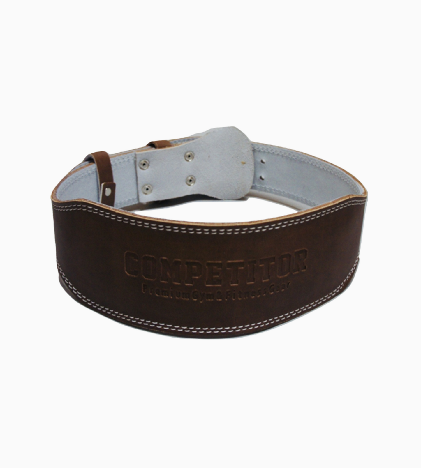 4"Leather Lifting Belt (Brown)