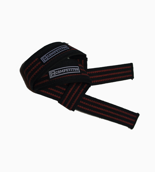 Padded Lifting Straps (Red)