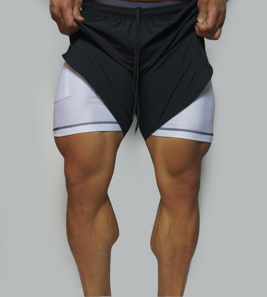 Dual Performance Shorts (Black)